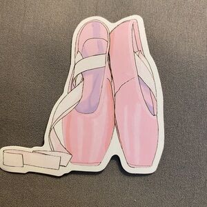 🌈20/$12🌈 Pink Ballet Shoes Sticker